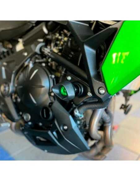 Protectores anti caída anti shock EVOTECH para Kawasaki Versys 650 2015-2024