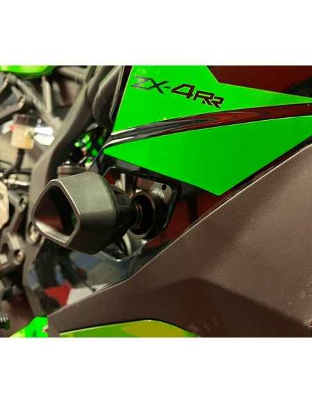 Protectores anti caída anti shock EVOTECH para Kawasaki Ninja ZX-4RR