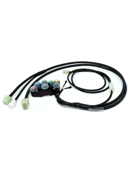 JETPRIME JP PLDE 002. Interruptor de manillar izquierdo para Yamaha XTZ690 Tenerè 700 (orificios alineados)