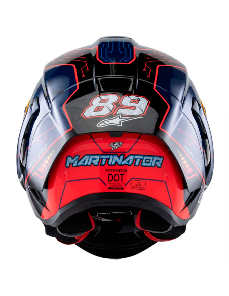 Casco ALPINESTARS Supertech R10 Martinator LE Blue / Purple / Red