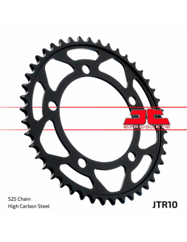JT SPROCKETS JTR10 Corona de acero negro