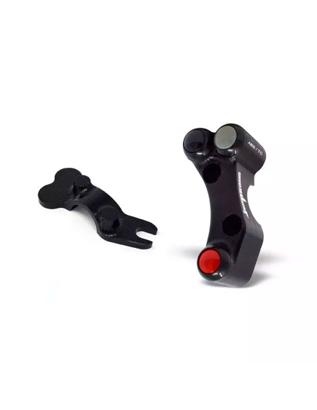 Interruptor de manillar izquierdo JETPRIME Superbike para BMW S 1000 RR 2015-2018 (para panel I2M) con abrazadera BRSX