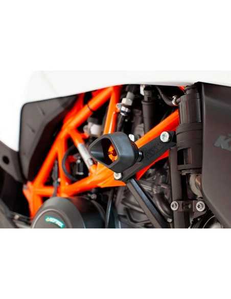 Protectores anti caída anti shock Street Defender EVOTECH para KTM 690 SMC R 2019-2024 / Husqvarna 701 SM