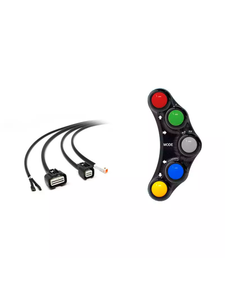 JETPRIME JP ACC PLSR 027 Kit de interruptor de manillar izquierdo Racing + acelerador JETPRIME para Honda CBR 1000 RR-R