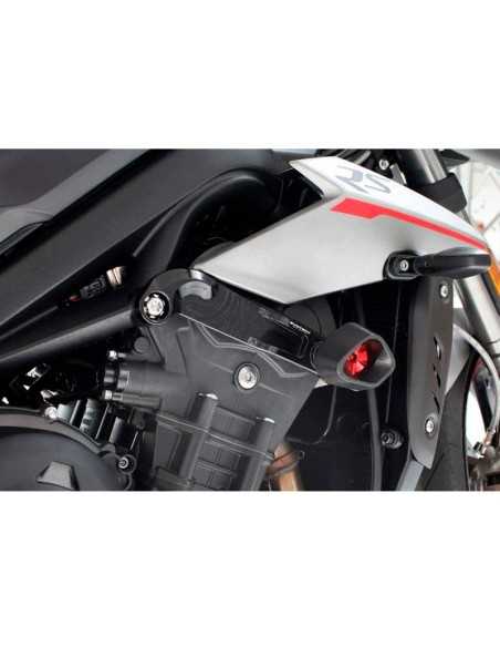 Protectores anti caída anti shock Street Defender EVOTECH para Triumph Street Triple 675 / 765 / R / RS