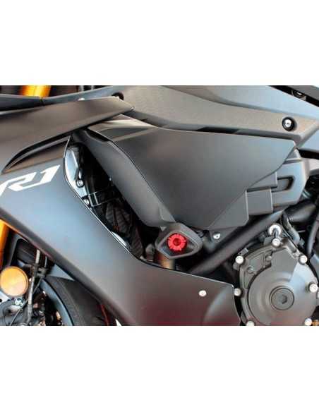 Protectores anti caída anti shock EVOTECH para Yamaha R1 2015-2024