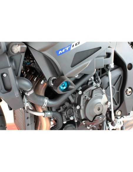 Protectores anti caída anti shock EVOTECH para Yamaha MT-10 2016-2024