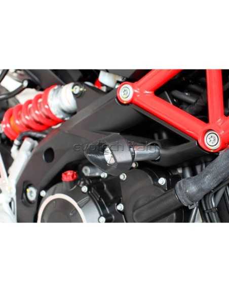 Protectores anti caída anti shock EVOTECH para Aprilia Shiver 900