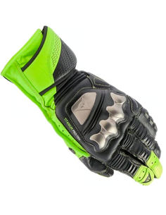 DAINESE VOLLES METALLHANDSCHUHE 6 SCHWARZ / WEISS / LAVA-ROT 2
