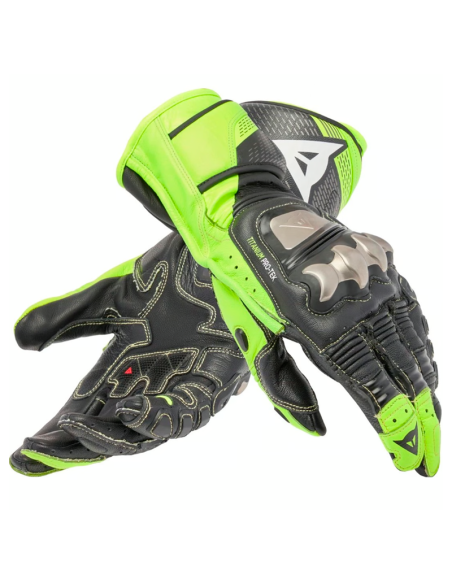 GUANTES DAINESE FULL METAL 7 NEGRO / AMARILLO-FLUOR