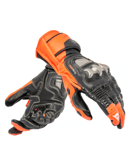 copy of DAINESE VOLLES METALLHANDSCHUHE 6 SCHWARZ / WEISS / LAVA-ROT