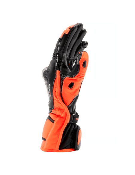 GUANTES DAINESE FULL METAL 7 NEGRO / ROJO-FLUOR