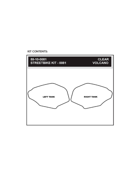 STOMPGRIP Kit de adhesivos para moto BMW K 1200 S y K 1300 S