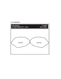 STOMPGRIP Volcano Kit de adhesivos para moto HONDA CBR 600 F Y VFR 800 2