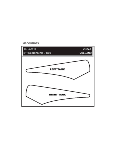 STOMPGRIP Volcano Klebeset für Motorrad HONDA CB1000R 12-15 2