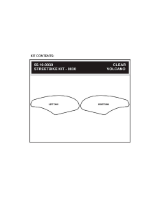 STOMPGRIP Kit de adhesivos para moto KAWASAKI NINJA ZX-10R 04-07 2
