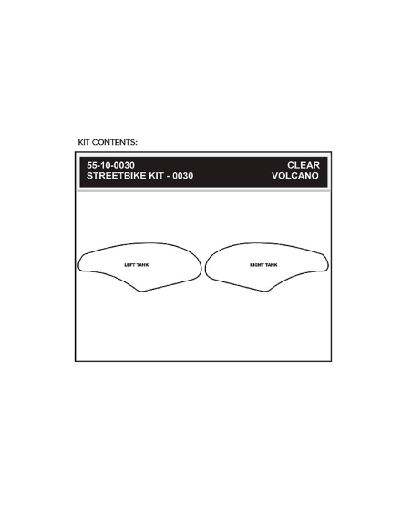 STOMPGRIP Kawasaki-Motorkleben set KAWASAKI NINJA ZX-10R 04-07