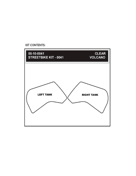 STOMPGRIP KAWASAKI Motorrad-Set KLR 650 00-18