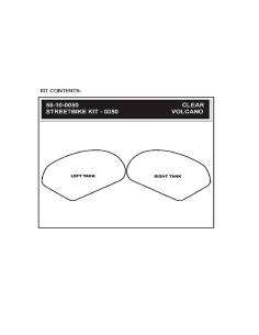 STOMPGRIP Volcano Kit de adhesivos para moto SUZUKI GSX-R1000 03-04 2