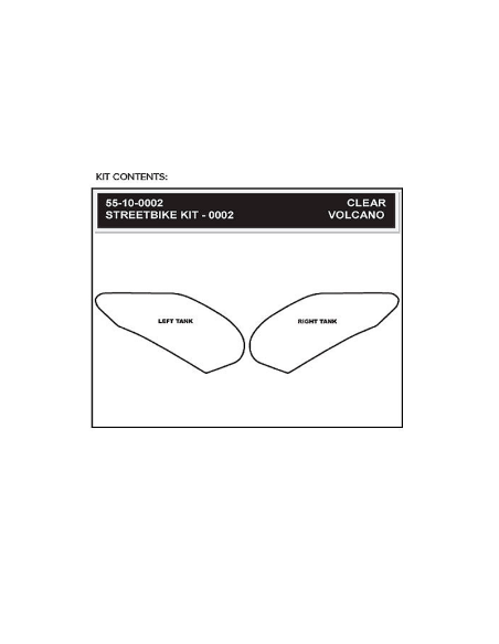STOMPGRIP Volcano Kit de adhesivos para moto YAMAHA YZF-R1 04-06