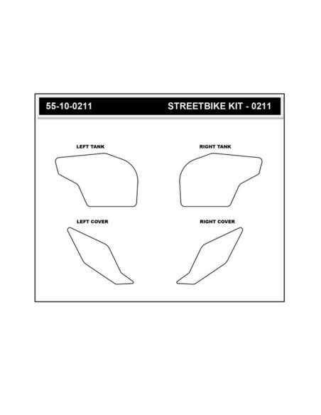 STOMPGRIP Kit de adhesivos ICON HONDA CBR 600 RR 2024-2025