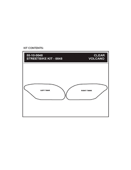 STOMPGRIP Klebeset für Motorrad SUZUKI GSX-R 600 / 750 04-05
