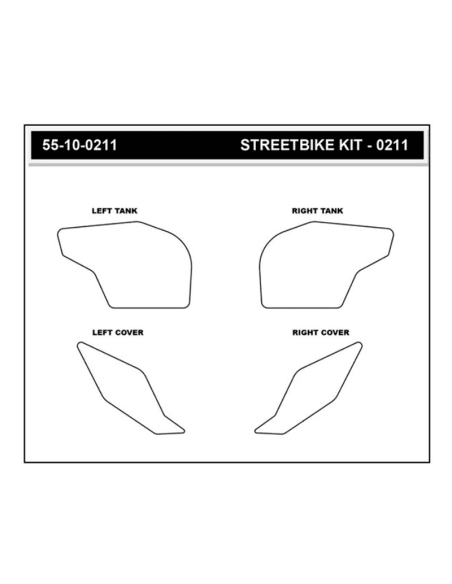 copy of STOMPGRIP ICON Aufkleber-Set HONDA CBR 600 RR 2024-2025