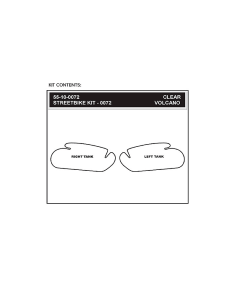 STOMPGRIP Set Für Motorräder APRILIA RSV 1000R 04- 09 / TUONO 06-10 2