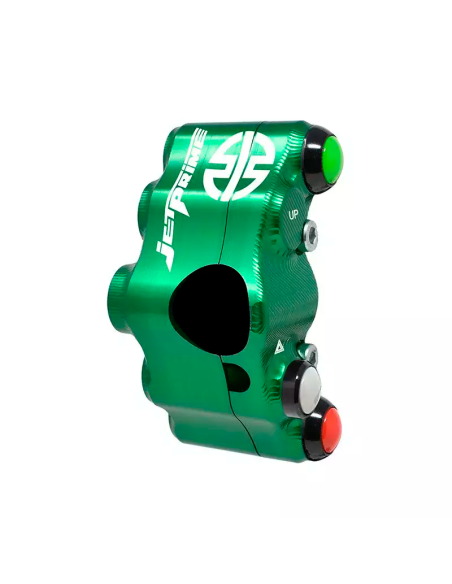 JETPRIME JP PLS 034 V Piña Izquierda Racing 8 botones Jetprime KAWASAKI NINJA H2 R 2015-2023 VERDE