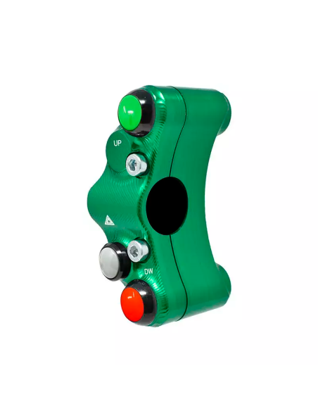 JETPRIME JP PLS 034 V Piña Izquierda Racing 8 botones Jetprime KAWASAKI NINJA H2 R 2015-2023 VERDE