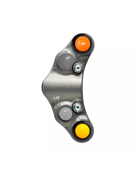 JETPRIME JP PLS 017 T Piña Izquierda Racing 7 botones Jetprime HONDA CBR 1000 RR FIREBLADE / SP 2017-2019 TITANIO