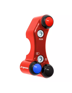 JETPRIME JP PLD 011 R Piña Izquierda Racing 2 botones Jetprime SUZUKI GSX-R 1000 2017-2021 ROJO 2
