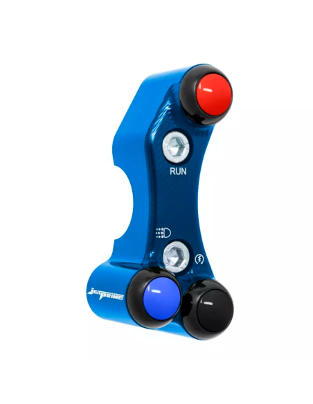 JETPRIME JP PLD 011 B Piña Izquierda Racing 3 botones Jetprime SUZUKI GSX-R 1000 2017-2021 AZUL