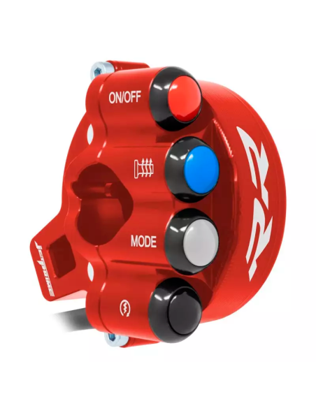 JETPRIME JP ACC 008 RR R Piña Acelerador JETPRIME Con Mandos Integrados BMW S1000 RR 2015-2020 ROJO