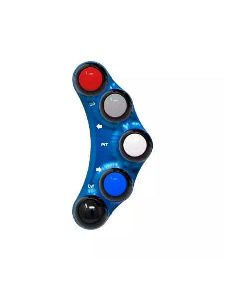 JETPRIME JP PLSR 660 B Piña Izquierda Racing 7 botones Jetprime APRILIA RS 660 AZUL