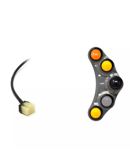 JETPRIME JP PLS 016 B Piña Izquierda Racing 5 botones Jetprime YAMAHA XP T-MAX TITANIO