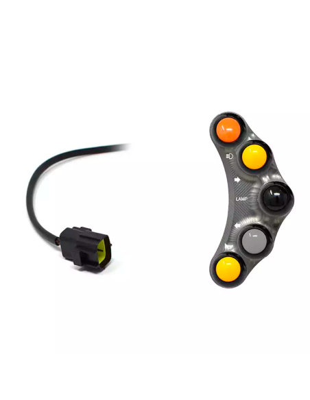JETPRIME JP PLS 007 T Piña Izquierda Racing 7 botones Jetprime DUCATI 848 TITANIO