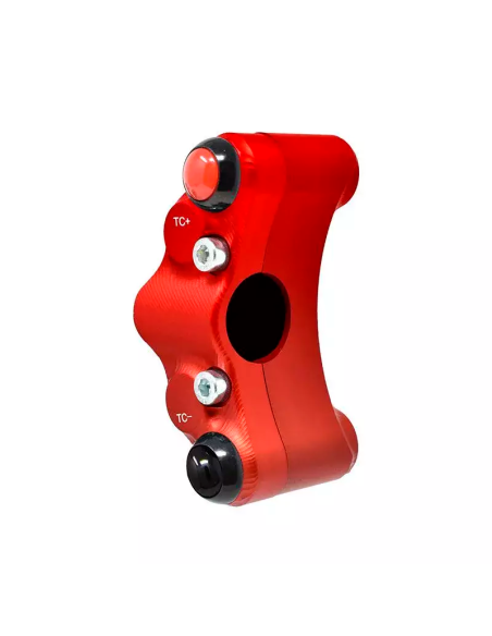 JETPRIME JP PLSR 660 R Piña Izquierda carretera 7 botones JETPRIME APRILIA RS 660 2020-2022 ROJO