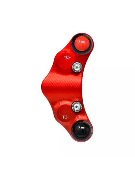 JETPRIME JP PLSR 660 R Piña Izquierda carretera 7 botones JETPRIME APRILIA RS 660 2020-2022 ROJO