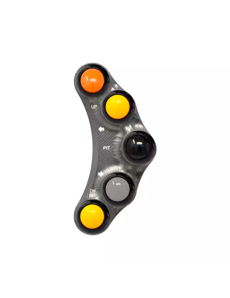 Piña Izquierda carretera 7 botones JETPRIME APRILIA RS 660 2020-2022 TITANIO