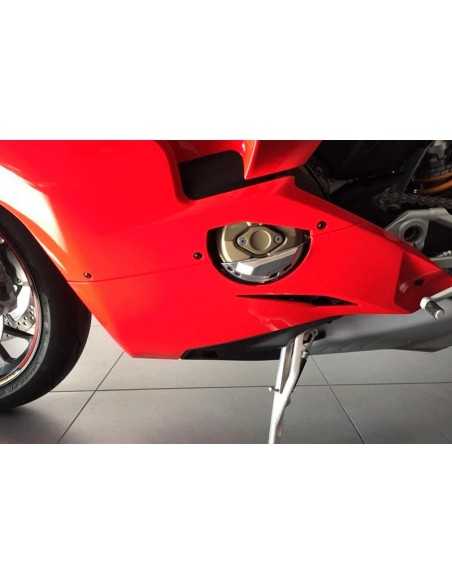 Protector cárter izquierdo CNC EVOTECH para Ducati Panigale V4 / V4R