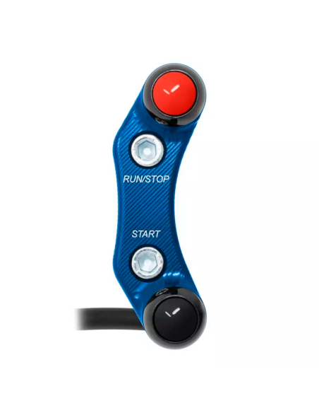 JETPRIME JP PLD 015 B Piña derecha calle 2 botones Jetprime YAMAHA YZF-R3 2015-2018 AZUL