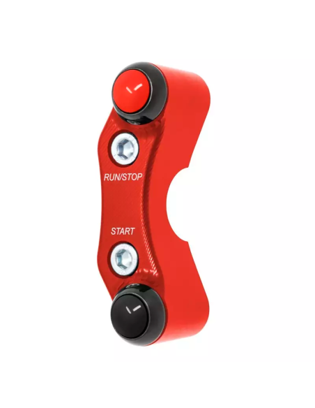 JETPRIME JP PLD 015 R Piña derecha calle 2 botones Jetprime YAMAHA YZF-R3 2015-2018 ROJO