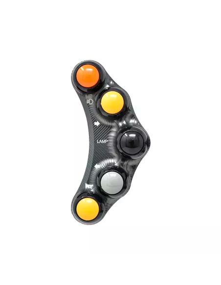 JETPRIME JP PLS 024 T Piña Izquierda 5 botones JETPRIME KAWASAKI NINJA 400 2018-2024 TITANIO