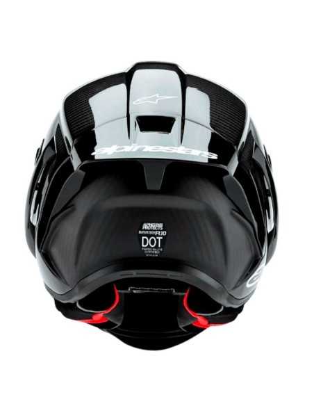 Casco ALPINESTARS SUPERTECH R10 SOLID ECE 06 CASCO DE CARBONO NEGRO