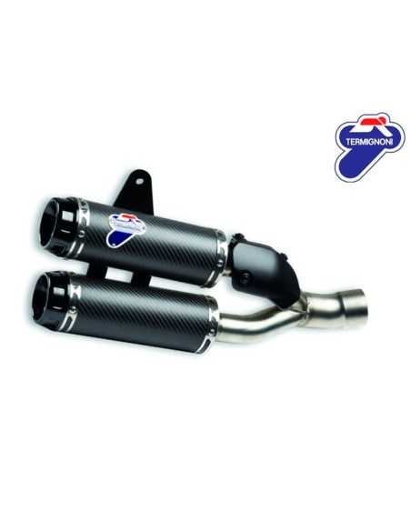 TERMIGNONI RACING CARBON SCHALLDÄMPFER DUCATI MONSTER 821 2018-2020