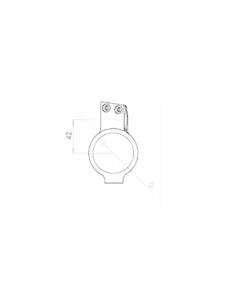 Semimanillares SPIDER DUCATI PANIGALE V2 OFF SET 42