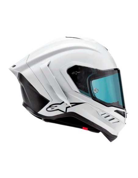 ALPINESTARS SUPERTECH R10 SOLID ECE 06 GLOSSY WHITE Helm