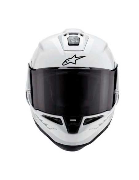 ALPINESTARS SUPERTECH R10 SOLID ECE 06 GLOSSY WHITE Helm