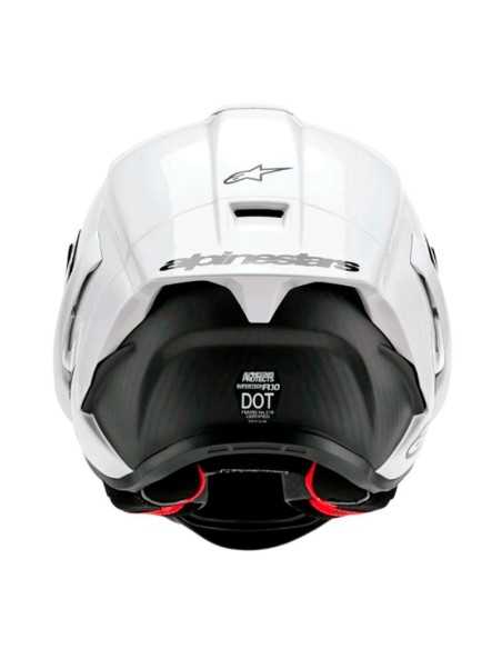 ALPINESTARS SUPERTECH R10 SOLID ECE 06 GLOSSY WHITE Helm